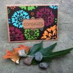 Congrats Floral Graphic Greeting Card With..