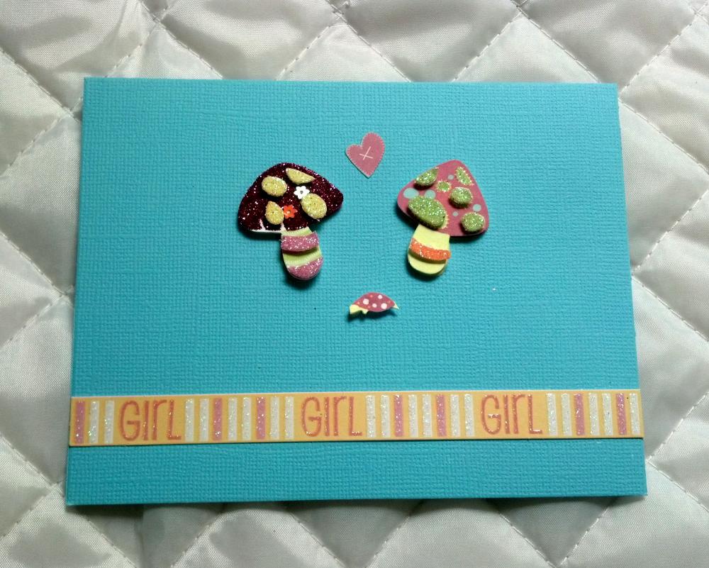 Baby Mushroom Card