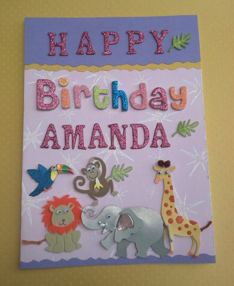 Personalized, Custom Child's Birthday Card on Luulla